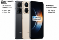 گوشی iQOO Z10 Lite با تراشه دایمنسیتی ۶۳۰۰ و باتری ۶۰۰۰ میلی‌آمپر ساعتی رسماً معرفی شد